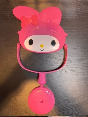 Sanrio My Melody Bright Pink Hand Mirror with Bow